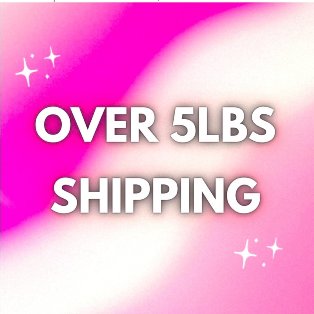 For orders that are 5lbs or more please buy my extra postage link.